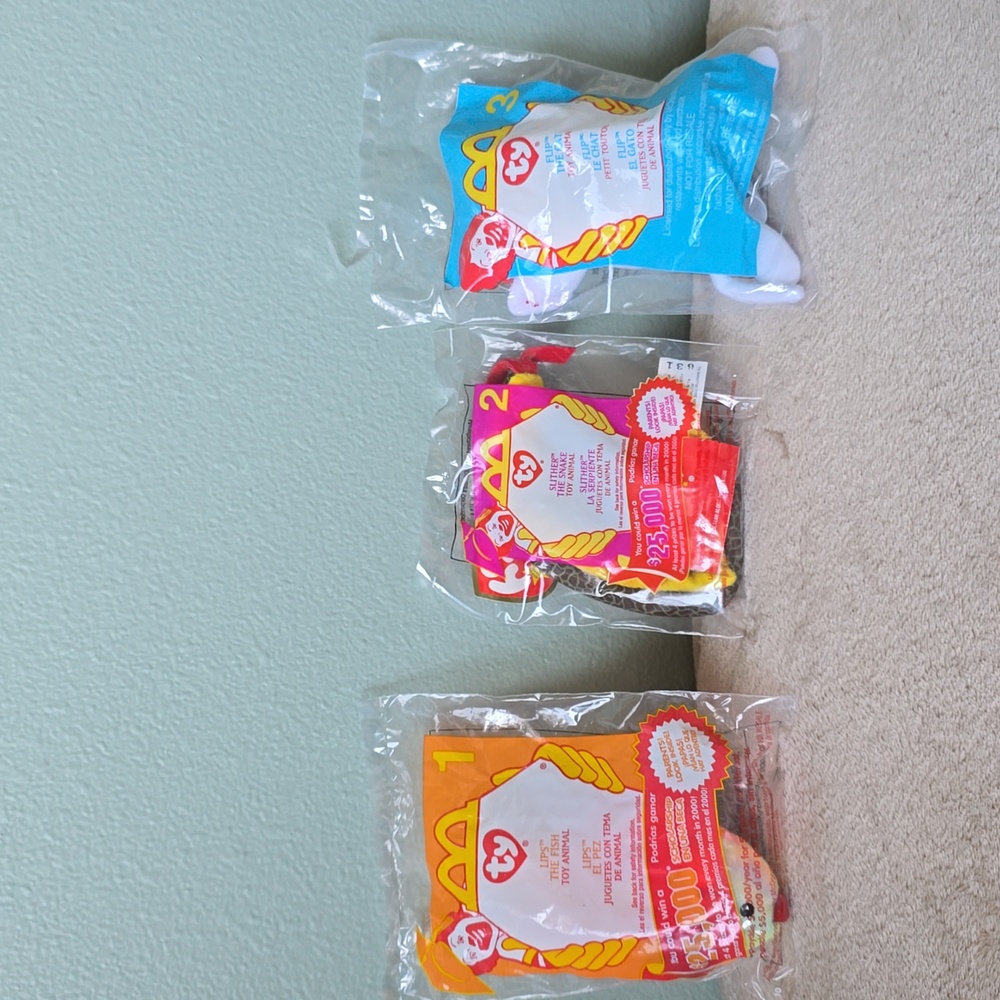 2000 McDonalds Happy Meal❤TY Teenie Beanie Babies☆Full Set New Unopened Packages - Picture 3 of 17